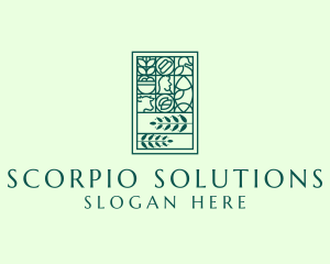 Organic Nature Plant logo design