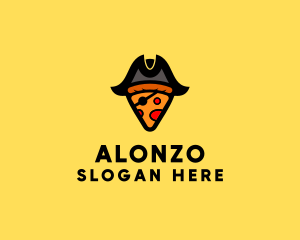 Pizza Pirate Pizzeria logo design