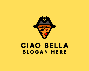 Italian - Pizza Pirate Pizzeria logo design