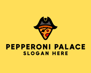 Pepperoni - Pizza Pirate Pizzeria logo design