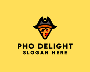 Pizza Pirate Pizzeria logo design