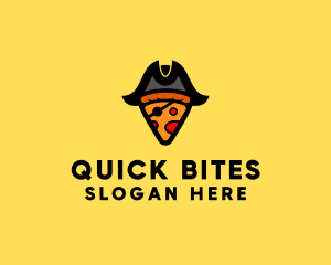 Pizza Pirate Pizzeria logo design