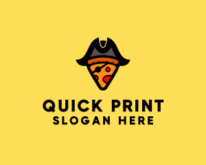 Pizza Pirate Pizzeria logo design