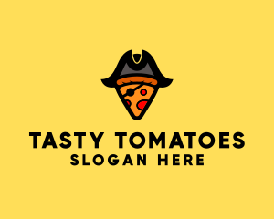 Pizza Pirate Pizzeria logo design