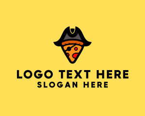 Hungry - Pizza Pirate Pizzeria logo design