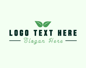 Botany - Eco Natural Leaf logo design