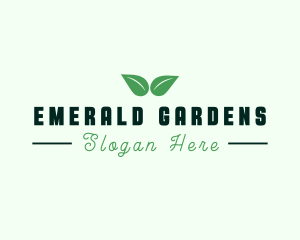 Eco Natural Leaf  logo design