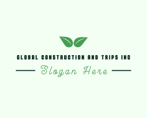 Nature Conservation - Eco Natural Leaf logo design