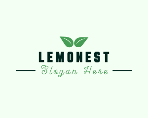 Vegetarian - Eco Natural Leaf logo design