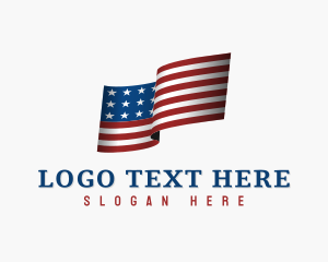 Stars And Stripes - American Election Campaign logo design