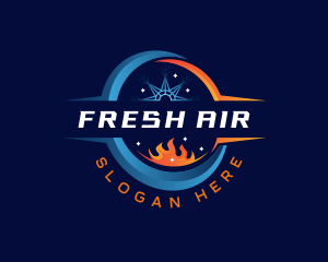 Fire Ice Refrigeration logo design