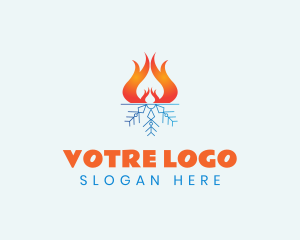 Fire Ice Fuel Logo