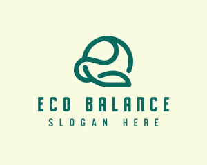 Eco Farming Leaf logo design