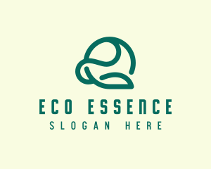 Eco Farming Leaf logo design