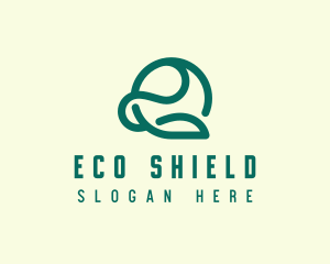 Eco Farming Leaf logo design