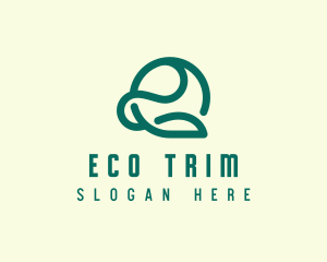 Eco Farming Leaf logo design