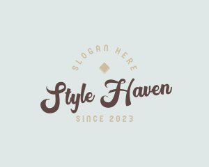 Barbershop - Stylish Apparel Company logo design