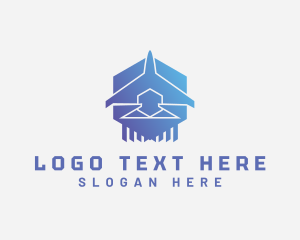 Logistics - Plane Express Logistics logo design