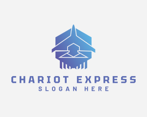 Plane Express Logistics logo design