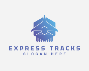 Plane Express Logistics logo design