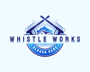 Hydro Pressure Wash Cleaner logo design