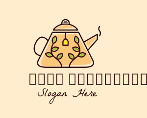 Minimalist Herbal Teapot  Logo