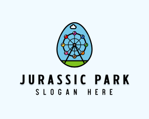 Carousel Park Egg logo design