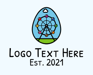 Event Planning - Carousel Park Egg logo design