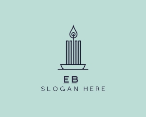 Interior Design Candle Logo