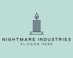 Interior Design Candle Logo