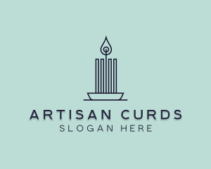 Interior Design Candle logo design