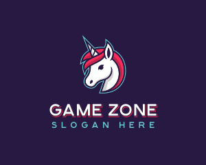 Mythical Unicorn logo design