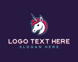 Clan - Mythical Unicorn logo design