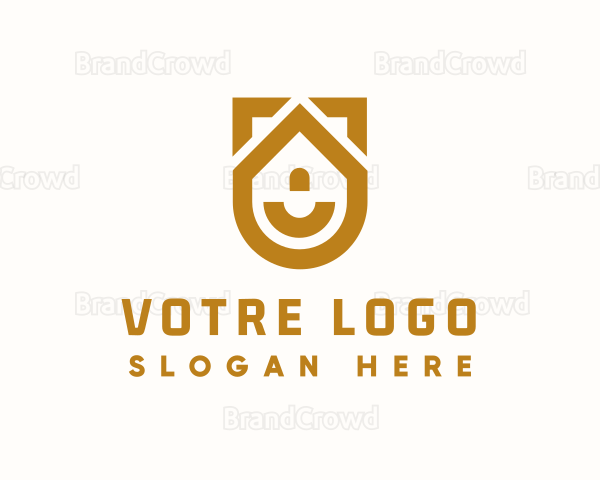 Gold House Shield Logo