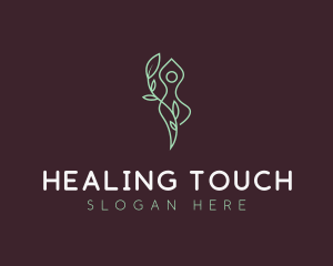 Spiritual Health Yoga logo design