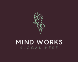 Spiritual Health Yoga logo design