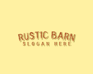 Rustic Business Company logo design