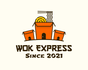 Noodle House Takeout logo design