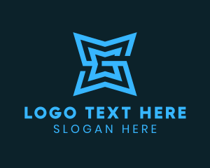 Gadget Store - Labyrinth Letter G logo design