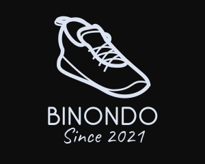 Gray - Gray Sporty Shoes logo design