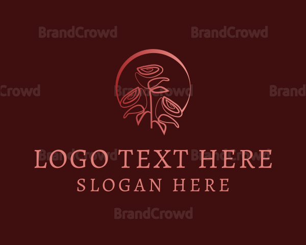 Flower Bouquet Garden Logo