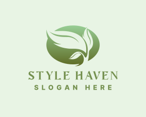 Organic Herbal Plant Logo