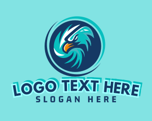 Leader - Eagle Gaming Mascot Esports logo design