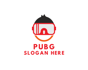 Ar - Goggle Boy Gaming logo design