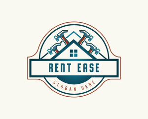 Hammer Repair Renovation logo design