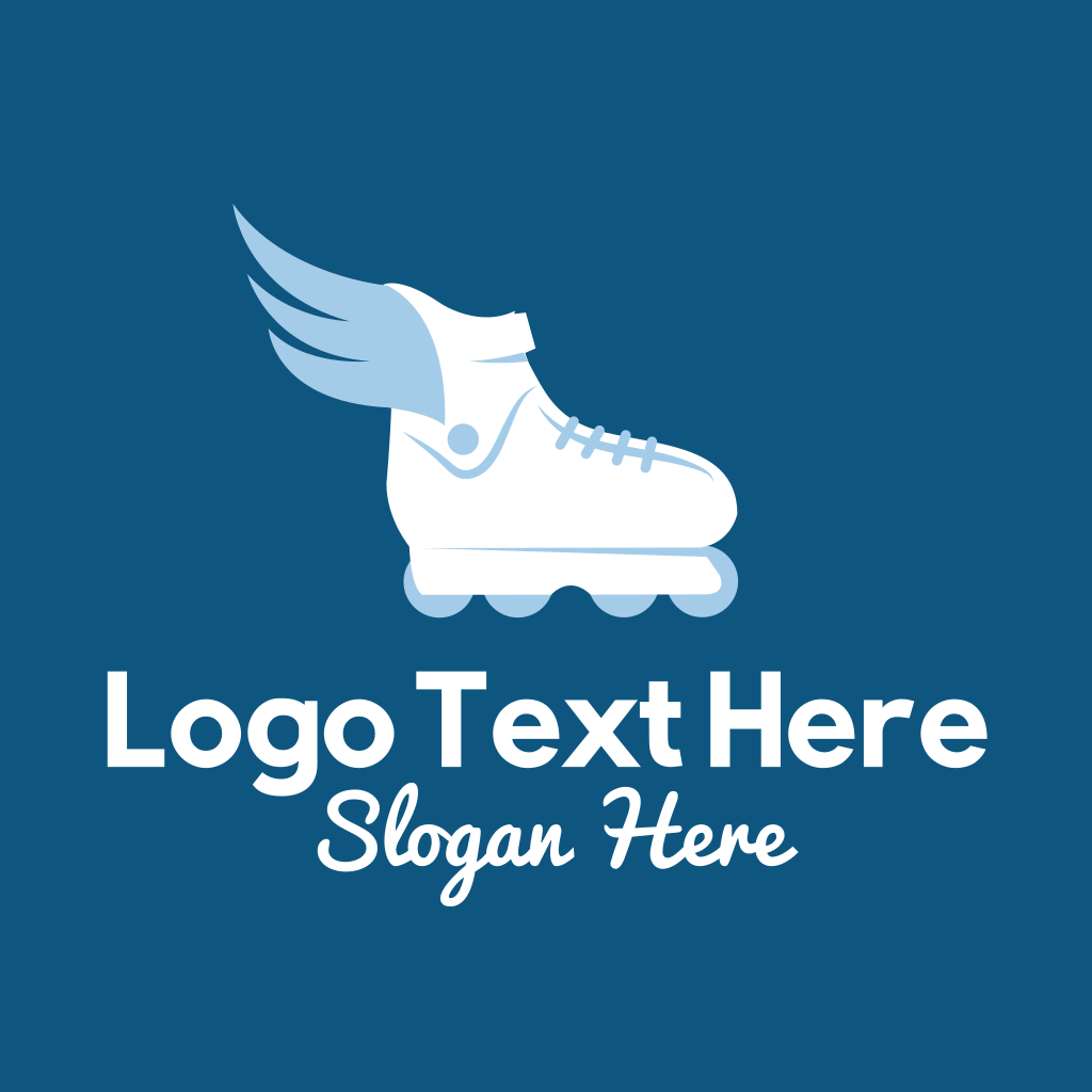 Flying Rollerblade Shoe Logo | BrandCrowd Logo Maker