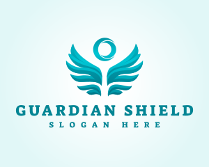 Guardian - Holy Angel Wings logo design