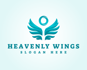 Angel - Holy Angel Wings logo design