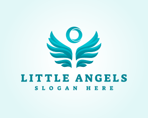 Holy Angel Wings logo design