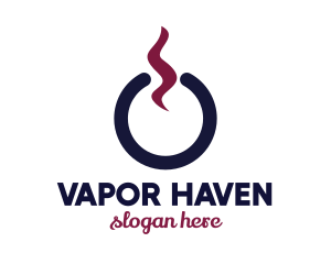 Vape - Power Vape Circle logo design